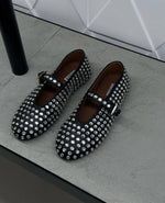 Diamond studded Ballerinas