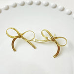 Short Snake Bow Earrings