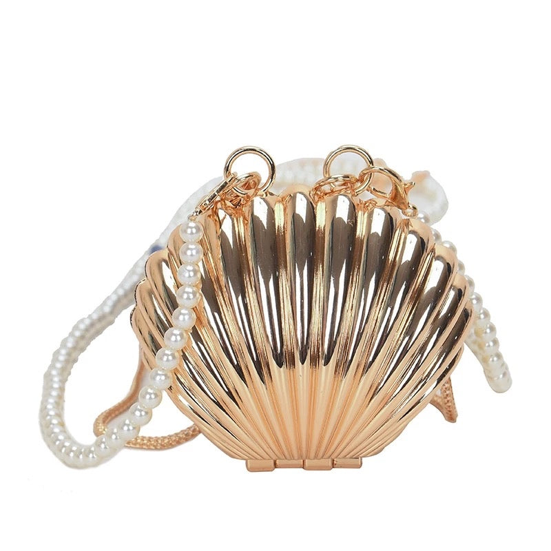 Pearl Chain Shell Bag – Moline