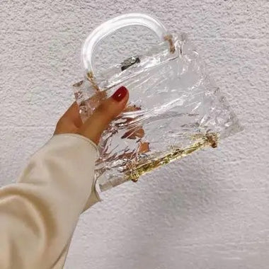 Ice Crack Acrylic Bag