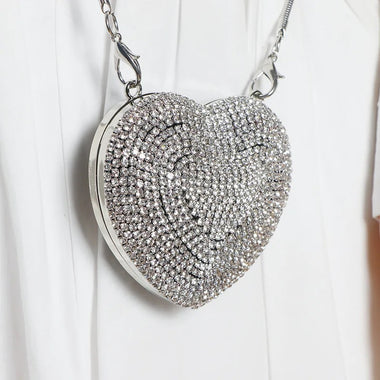 Mini Rhinestone Hearts