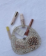 Clear Rhinestone Clutch