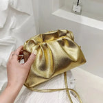 Metallic Cloud Bag