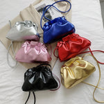 Metallic Cloud Bag